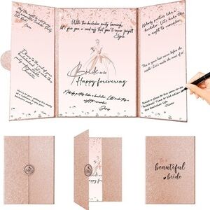 Rose Gold Bachelorette Signature Book 18" x 12"